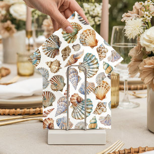 Little Pearl Sea You Soon Girl Baby Shower Napkin