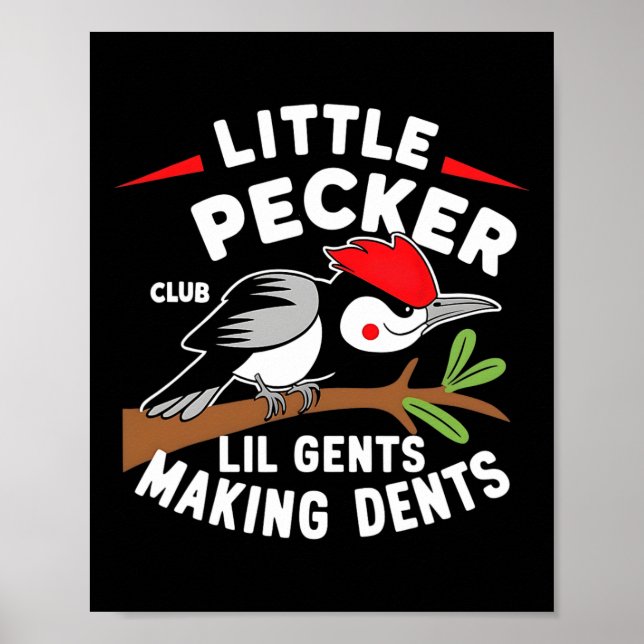 Little Pecker Club Lil Gents Making Dents Retro Wo Poster (Front)