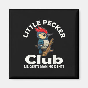 Little Pecker Club Shirt Front And Back Magnet