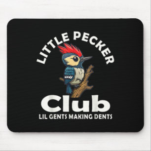 Little Pecker Club Shirt Front And Back Mouse Pad