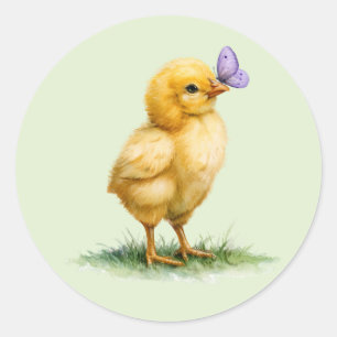 Little Peep & Co. Baby Celebration Classic Round Sticker