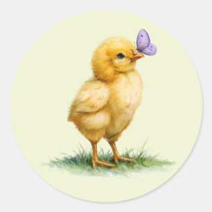 Little Peep & Co. Baby Celebration Classic Round Sticker