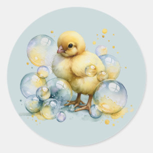 Little Peep & Co. Baby Celebration Classic Round Sticker