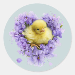 Little Peep & Co. Baby Celebration Classic Round Sticker