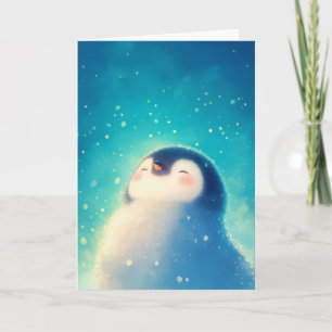 Little Penguin Chilling Card
