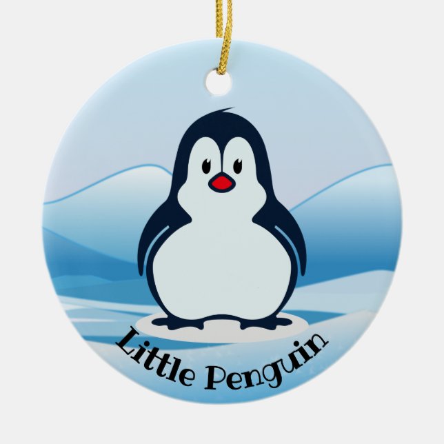 Little Penguin Design Ornament (Front)
