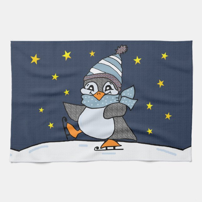 Little Penguin Kitchen Towel (Horizontal)