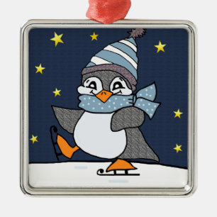 Little Penguin Metal Ornament