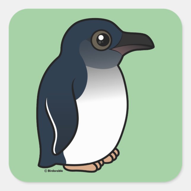 Little Penguin Square Sticker (Front)