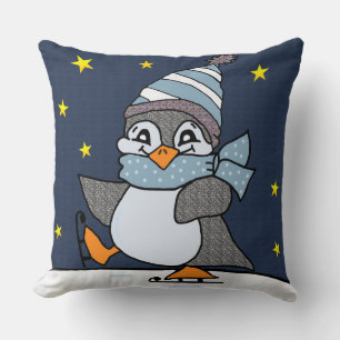 Little Penguin Throw Pillow