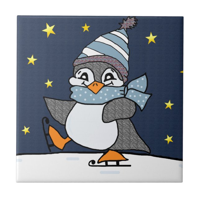 Little Penguin Tile (Front)