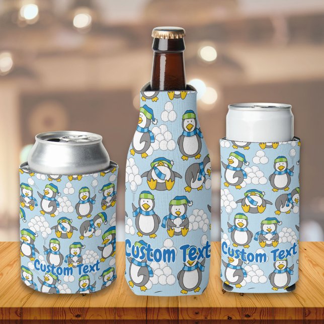 Little Penguins Background Can Cooler (Creator Uploaded)