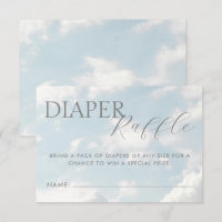 Little Piece of Heaven Diaper Raffle Baby Shower