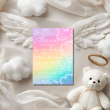 Little Piece of Heaven Rainbow baby shower