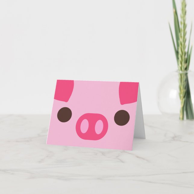 Little Piggy Card (Front)