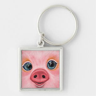 Little Piggy Keychain - Smile