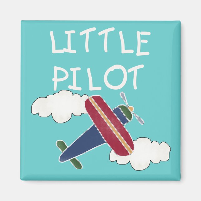 Little Pilot Tshirts and Gifts Magnet (Front)