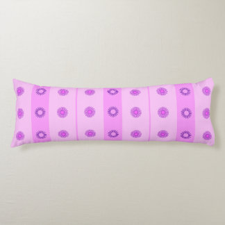 Little Pink and Purple Flowers Pattern Body Pillow