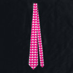 Little Pink Heart Pattern on White Tie<br><div class="desc">It is s great lovers season gift to wear or to share.</div>