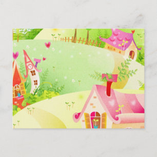 little pink houses postcard