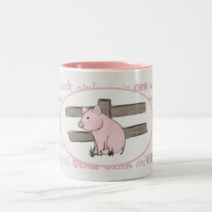 Little Pink Piglet Mug
