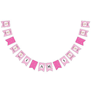 Little Pink Princess Birthday Banner for Her