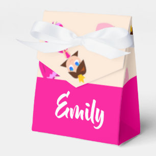 Little pink princess favor box