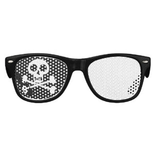 Little Pirate Kids Skull and Crossbones Birthday  Kids Sunglasses