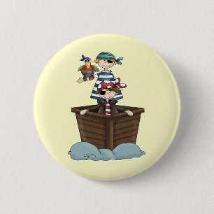 Little Pirates 2 Inch Round Button