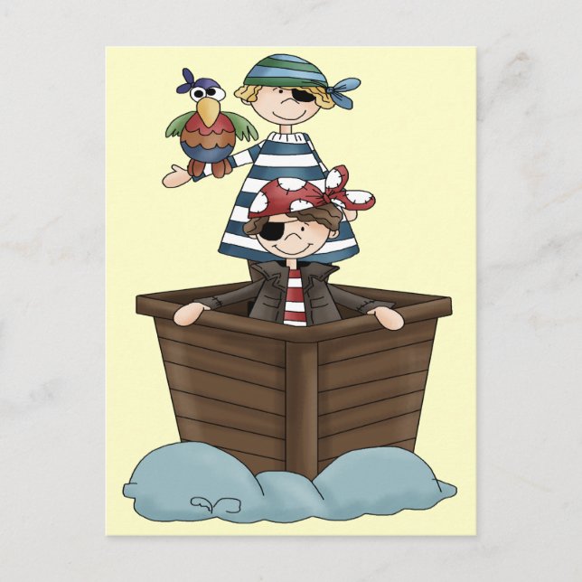 Little Pirates Postcard (Front)