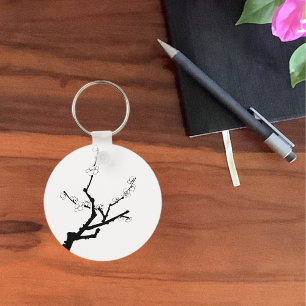 Little Plum Blossom Twig Keychain