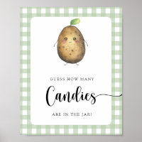 Little potato - guess how many candies