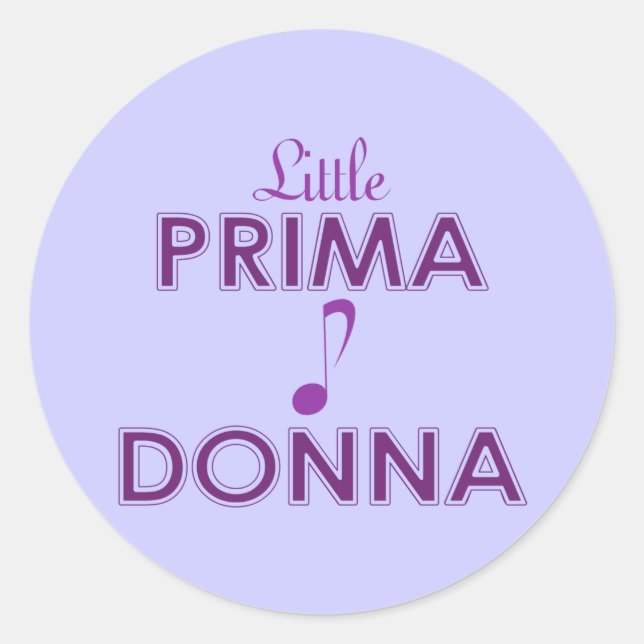 Little Prima Donna Stickers (Front)