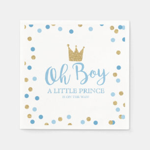 Little Prince Baby Shower Baby Shower Party Napkin