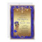 Little Prince Baby Shower Invitation, Royal Blue