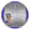 Little Prince Baby Shower Invitation, Royal SILVER