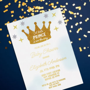 Little Prince Boy Baby Shower