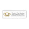 Little Prince or Princess Crown Return Address