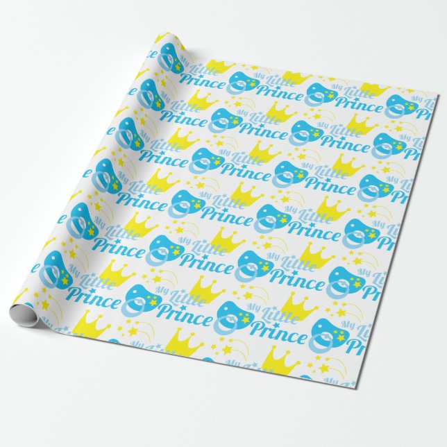 Little Prince Wrapping Paper (Unrolled)