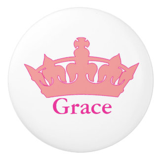 Little Princess - A Royal Baby Nursery Ceramic Knob