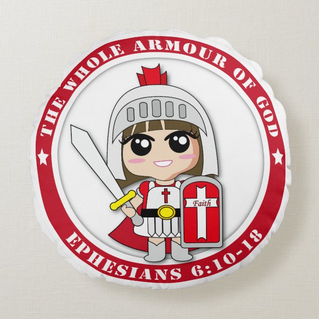 Little Princess Ai Ai Round Pillows (Front)