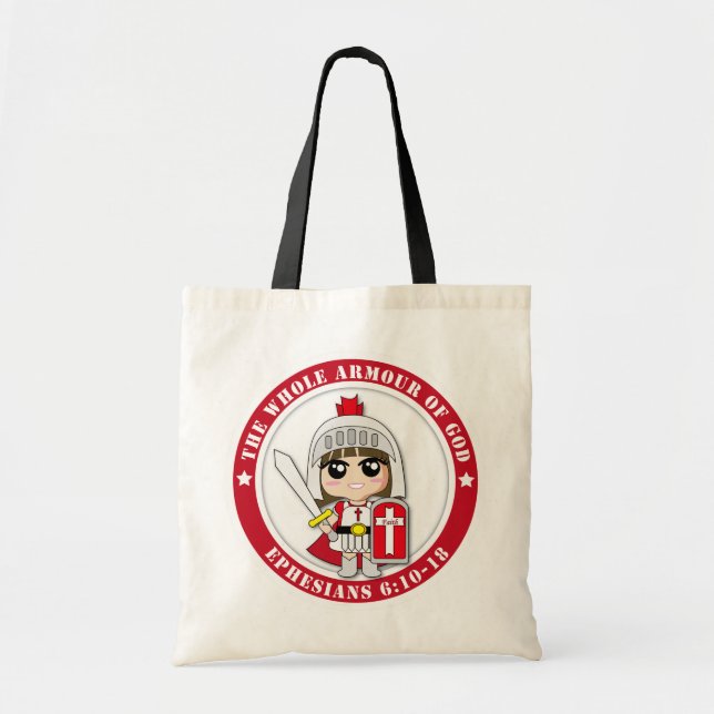Little Princess Ai Ai Warrior Style Budget Tote Bag (Front)