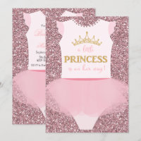 Little Princess Baby Shower Invitation