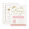 Little Princess Baby Shower Invite, Faux Glitter