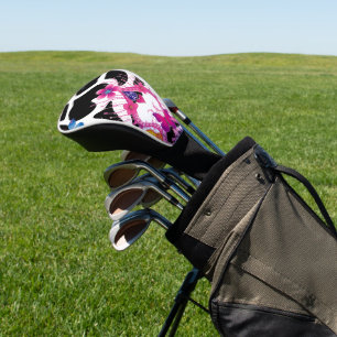 Little Princess black & white lovely Butterflies Golf Head Cover