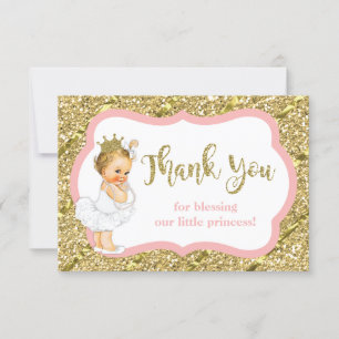 Little Princess Carte de remerciements, Parties sc