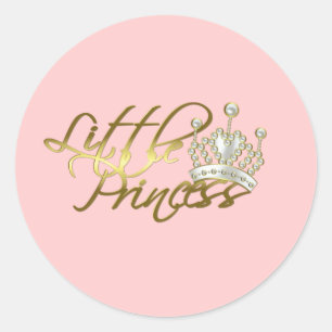 Little Princess Classic Round Sticker