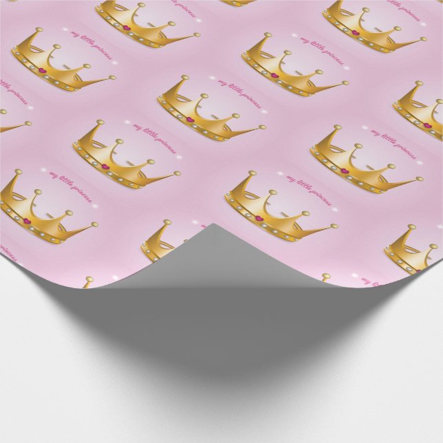 Little Princess Crown Wrapping Paper (Corner)