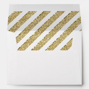 Little Princess Envelope, Faux Gold Glitter Envelope