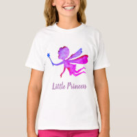 Little Princess Fairy Ruffle T-Shirt, White